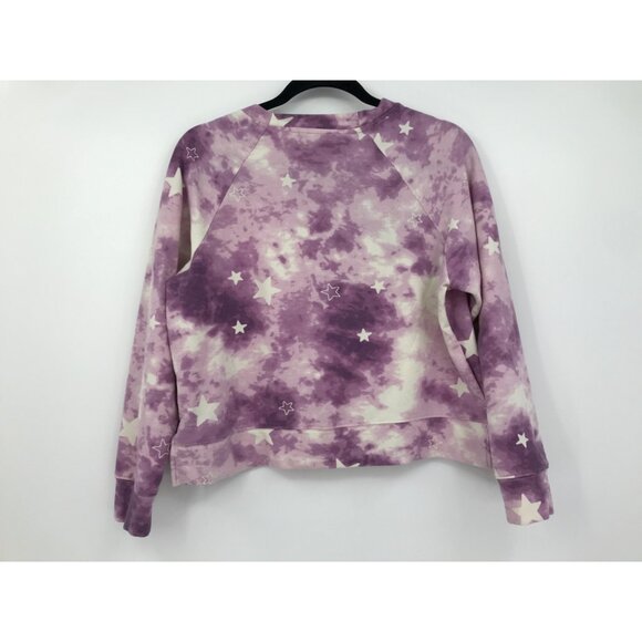 Wildfox Purple Tie-Dye Star Print Pullover Sweatshirt Medium - Picture 5 of 6